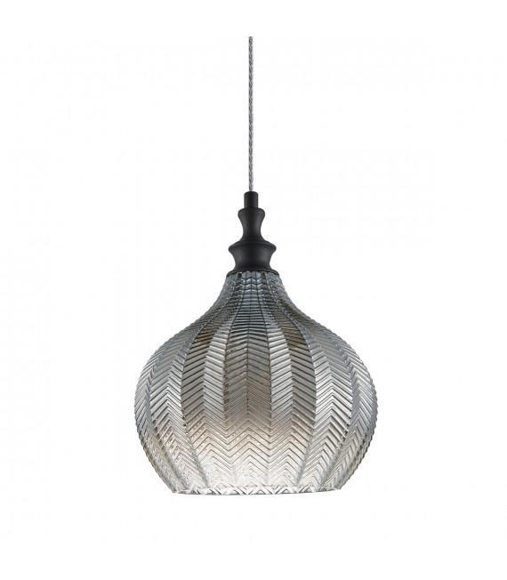 Suspension moderne Sabres Noir mat hauteur 33 Cm