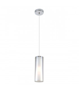 Moderna lampada a sospensione Carole Chrome