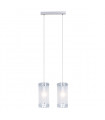 Suspension moderne Vigo Chrome 2 ampoules
