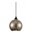 Modern pendant lamp Andromeda 3D Black, colored 1 bulb