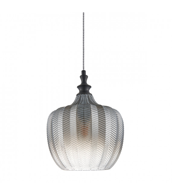 Moderne Pendelleuchte Sabres mattschwarz