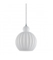Modern suspension Biron Chrome and transparent