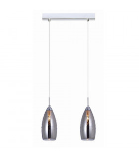 Lámpara colgante moderna Grace Chrome