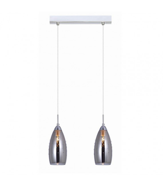 Moderne Pendelleuchte Grace Chrome