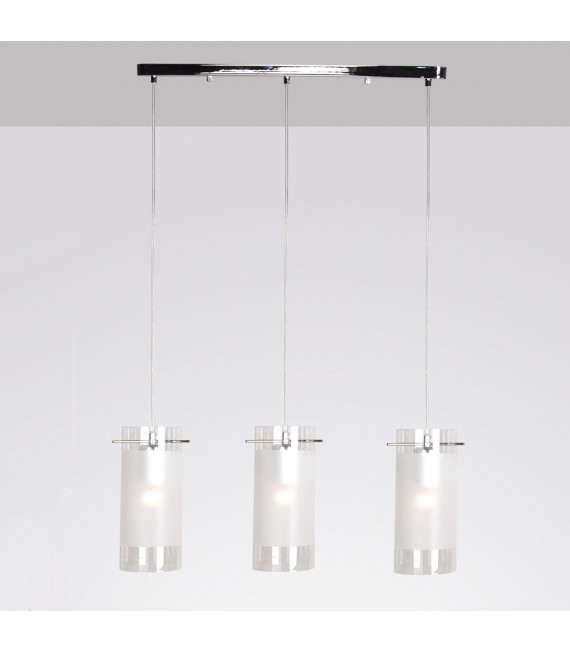 Moderne Pendelleuchte Blend Chrome
