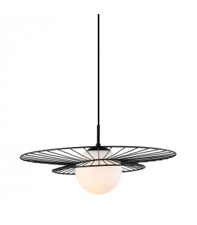 Suspension moderne Alison Noir