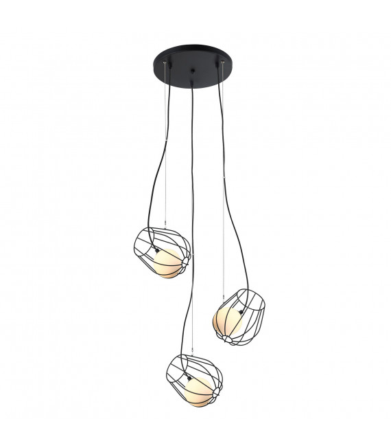 Moderna lampada a sospensione Melisa Black
