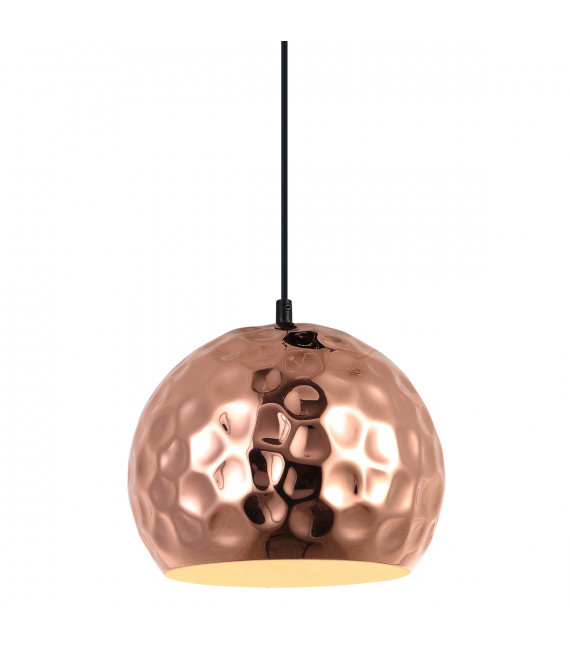 Modern hanging lamp Grelium Black, copper