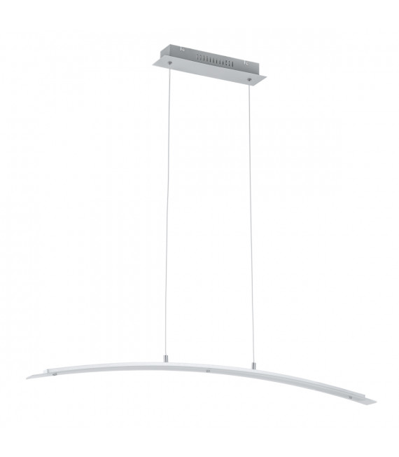 Suspension moderne Melodie Argent brossé