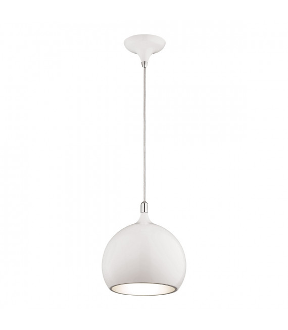 Flask modern hanging lamp white