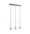 Suspension moderne Anela SN Nickel satiné en métal