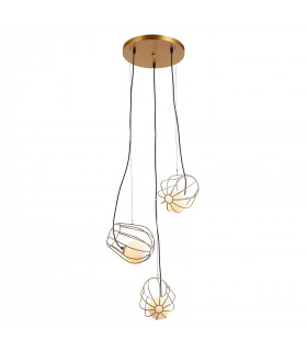 Melisa 3-light modern pendant light