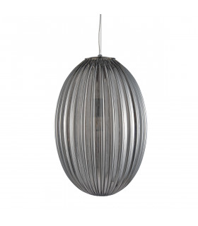 Suspension moderne Parlo Chrome hauteur 50,1 Cm