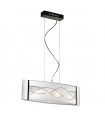 Modern hanging lamp Over Chrome