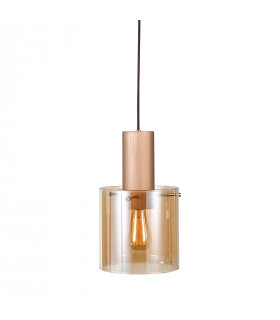 Moderne Pendelleuchte Javier Antike Bronze, schwarz