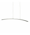 Suspension moderne Melodie Argent brossé hauteur 3 Cm