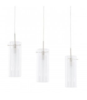 Modern suspension Terni Chrome 3 bulbs