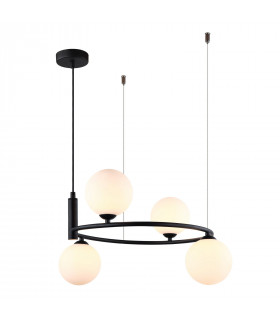 Suspension moderne Amily Noir