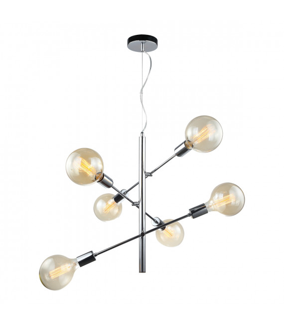 Suspension moderne Madalyn Chrome