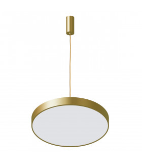 Moderna lampada a sospensione Orbital Golden sand
