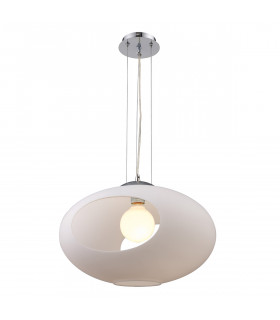Moderna lampada a sospensione bretone bianca