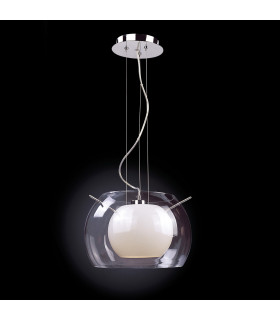 Modern pendant lamp Koma Chrome