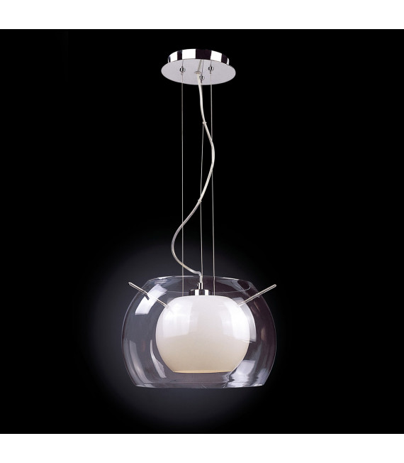 Modern pendant lamp Koma Chrome