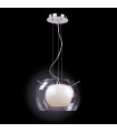 Modern pendant lamp Koma Chrome