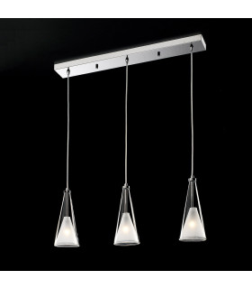 Moderne Pendelleuchte Butio Chrome