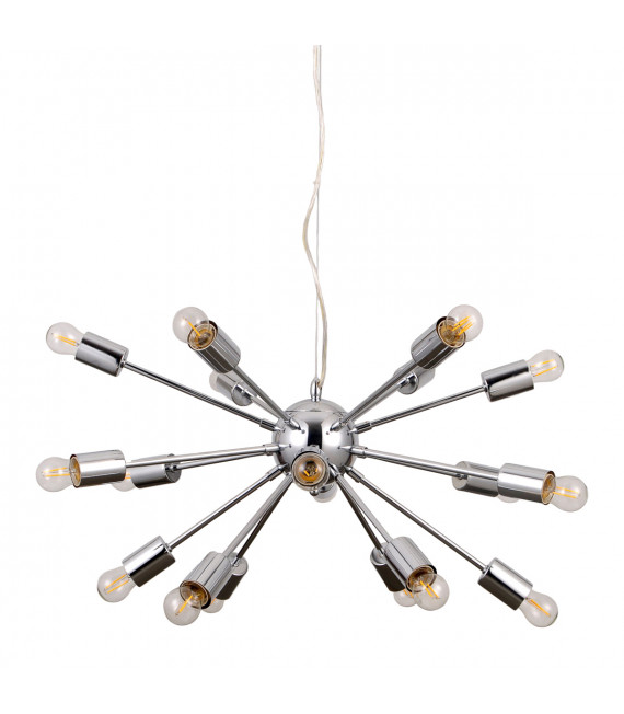 Moderne Pendelleuchte Theo Chrome