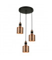 Modern suspension Restenza Copper, height 38 Cm