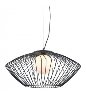 Lámpara colgante moderna Zeno Black