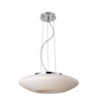 Suspension moderne Graham Chrome 2 ampoules
