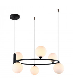 Moderna lampada a sospensione Amily Black