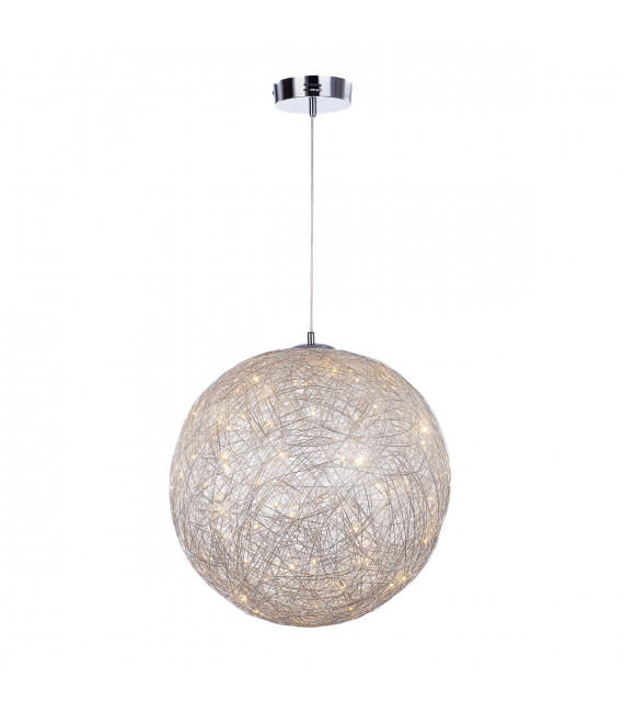 Modern suspension Stello Chrome in aluminum