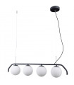 Modern suspension Carimi satin black