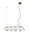 Modern suspension Carimi white lampshade
