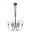 Modern hanging lamp Gianni Antique bronze, black