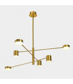 Lampada a sospensione moderna Remdal Copper