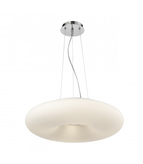 Modern pendant light Level Chrome, white