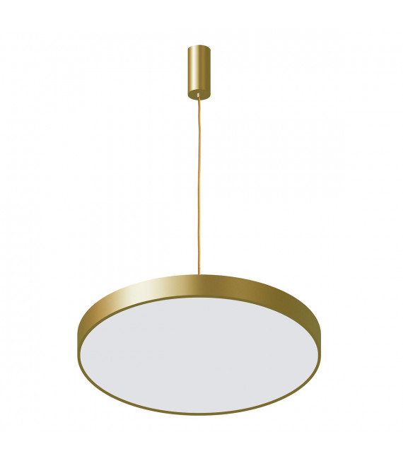 Modern hanging lamp Orbital Sablé gold