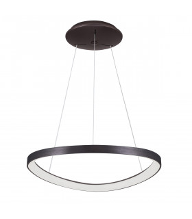 Suspension moderne Morfi Café brossé