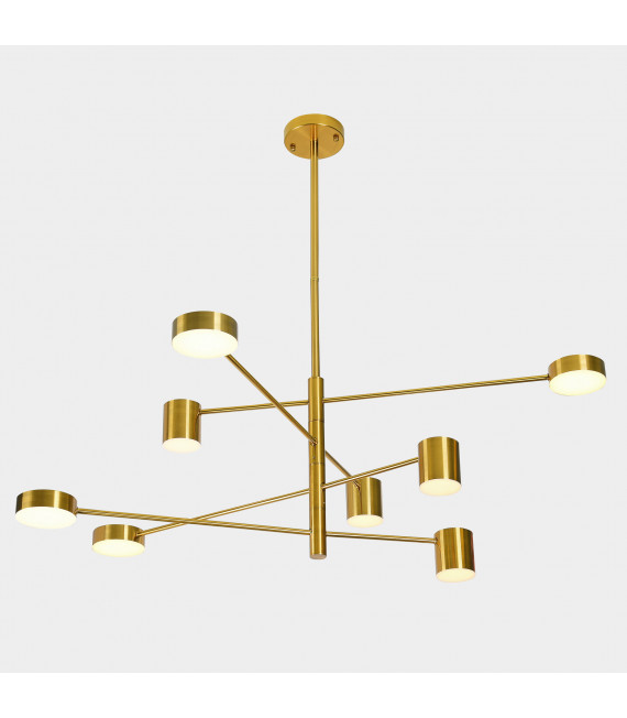 Lampada a sospensione moderna Remdal Copper