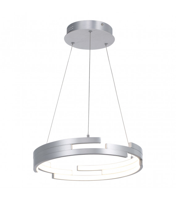 Modern hanging lamp Velar Oxidized silver