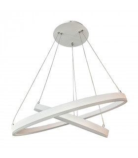 Suspension moderne Jovita blanc