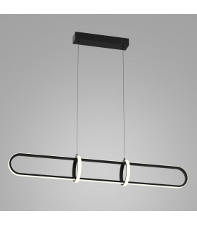Lámpara colgante moderna Cerrila Black