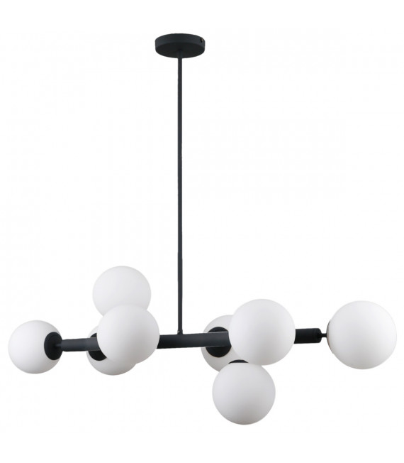 Modern hanging lamp Raddi Black and white