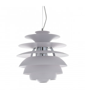 Modern white Wes hanging lamp