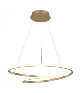 Modern Capita pendant lamp in aluminum