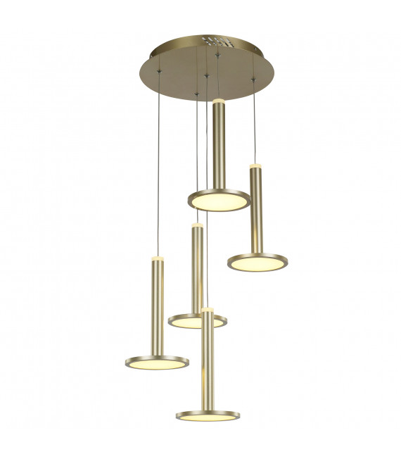 Suspension moderne Oliver en aluminium